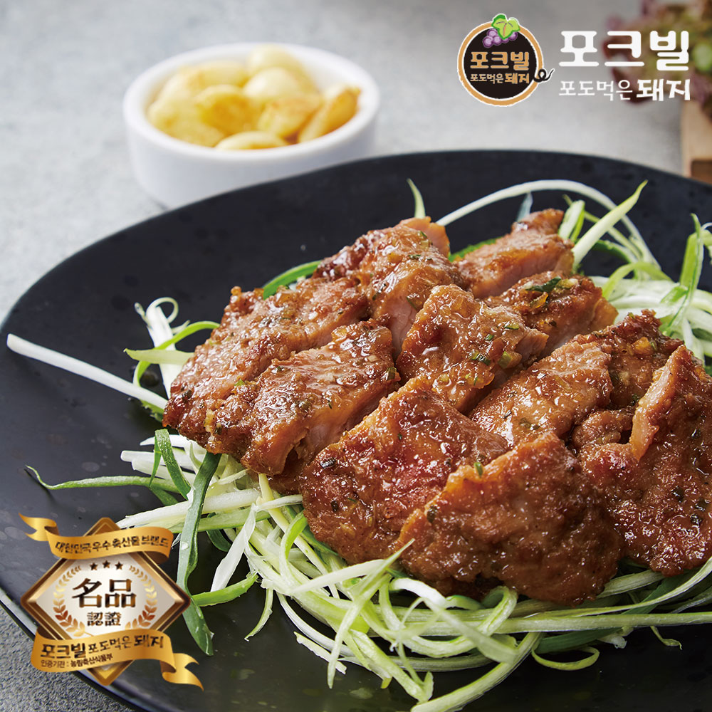 [대전충남양돈농협]포크빌 오도독 구이(간장) 500g+매콤한 오도독 구이 500g