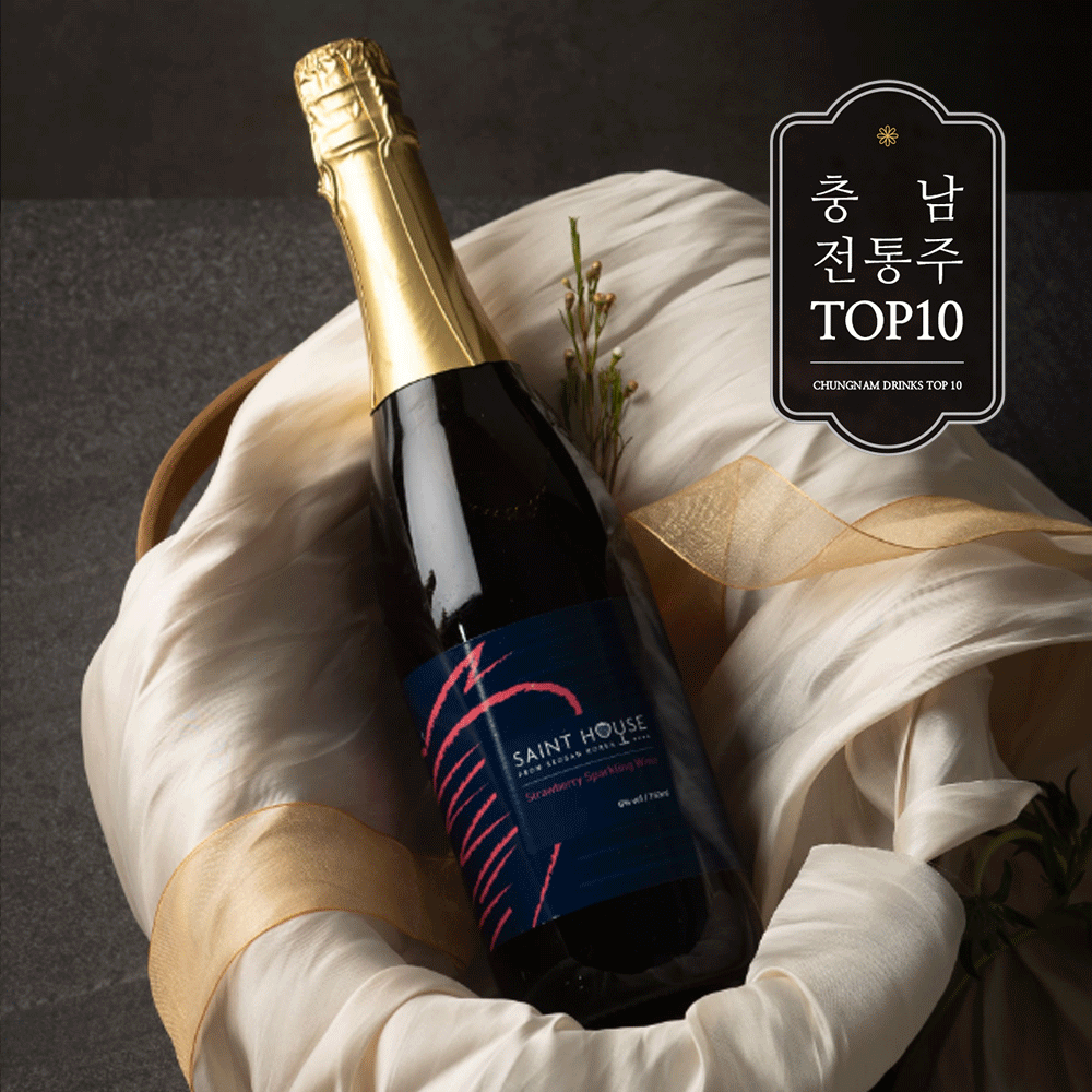 (泲TOP10)ȸع sainthouse strawberry sparkling wine 6% 750ml