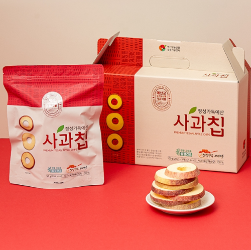 (나다나엘농원) 정성가득예산 사과칩 (20g/50g/1box)