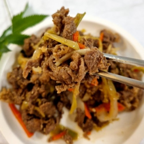 (약선푸드) [특허] 천안삼거리 한우 바싹불고기 1kg 1팩 (5인분)