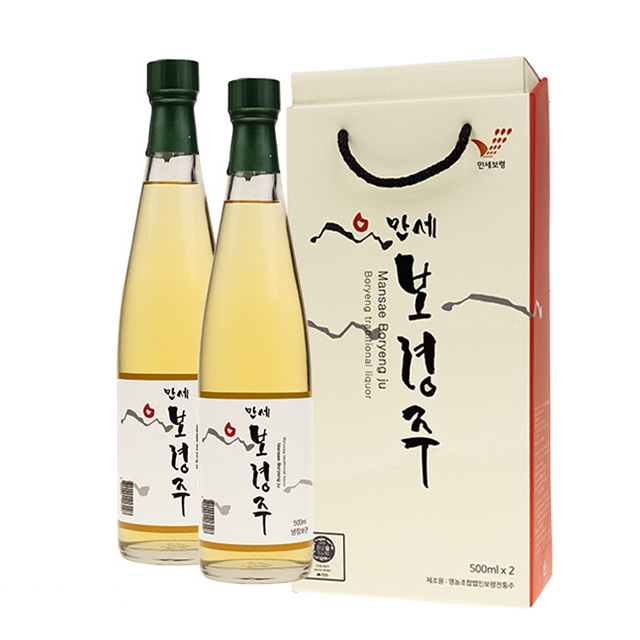 (26년 추석)(영농조합법인보령전통주) 만세보령주500ml세트(500ml*2병)