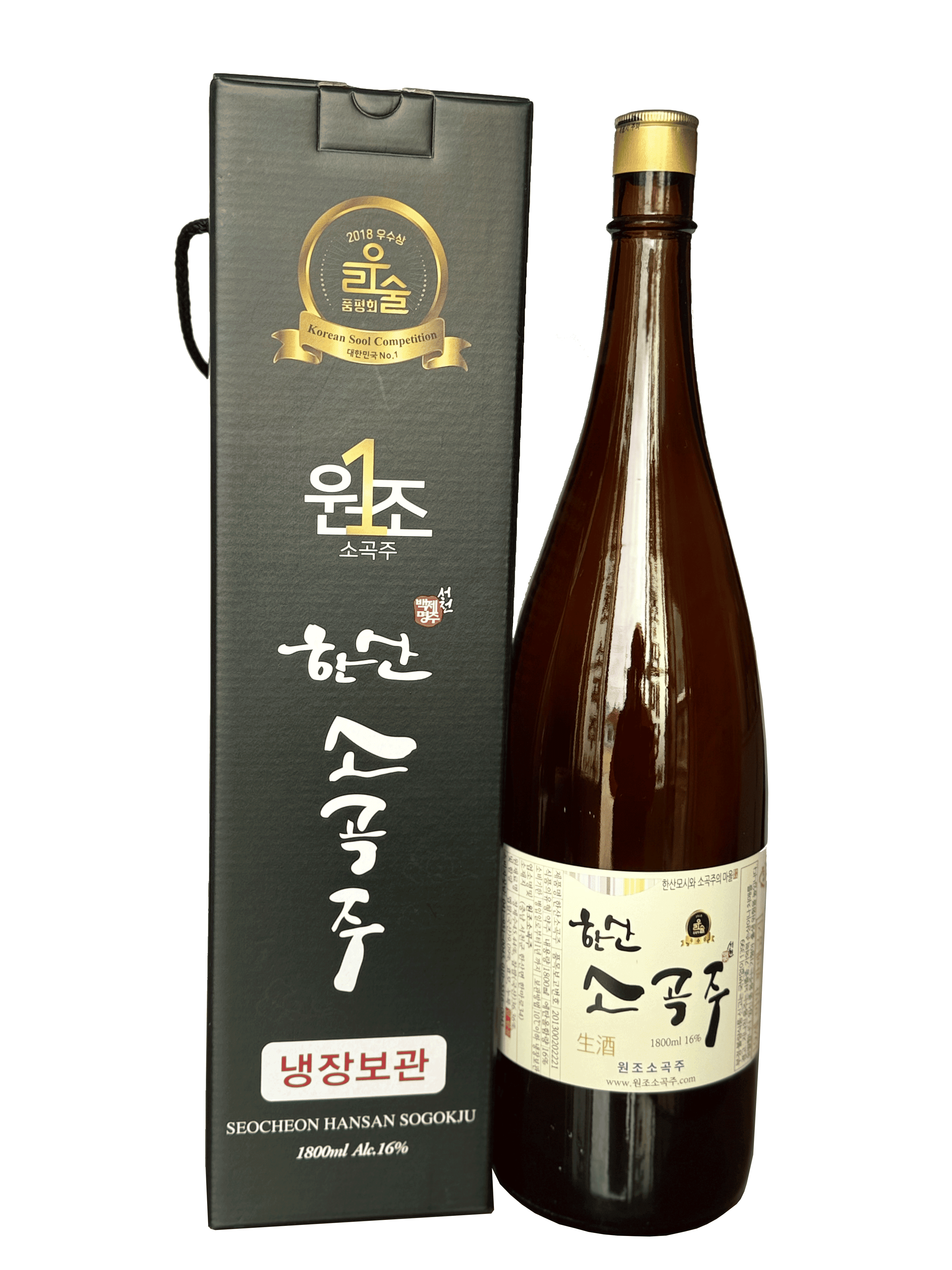 (26년 추석)(원조소곡주) 한산소곡주(1800ml)