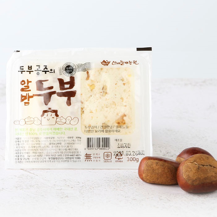 (26년 희망드림)(산애들애농원 농업회사법인) 알밤두부300g
