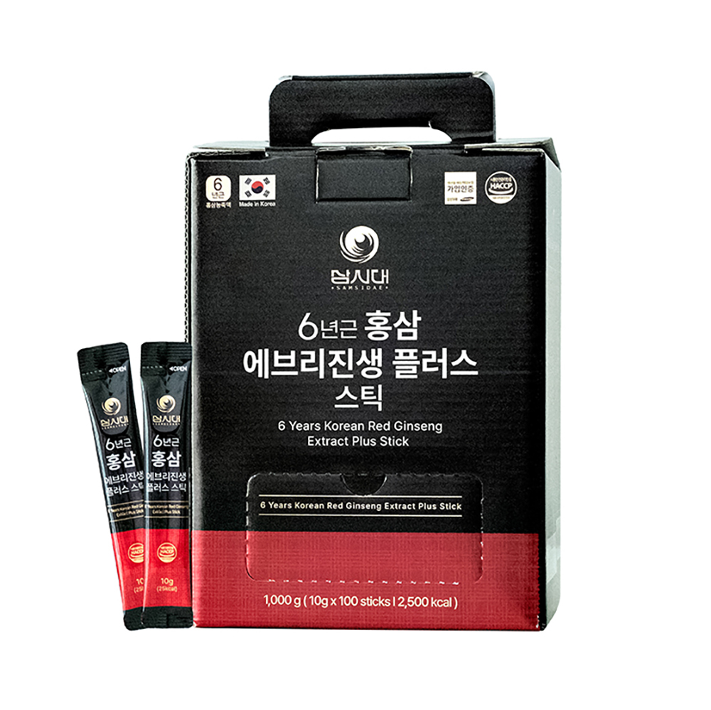 (26년 희망드림)(금산흑삼) 6년근 홍삼 에브리진생플러스스틱(10g*100포)